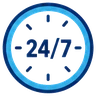 24 hour clock icon