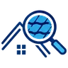 Roof inspection icon