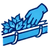 Gutter cleaning icon