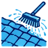 Roof cleaning icon