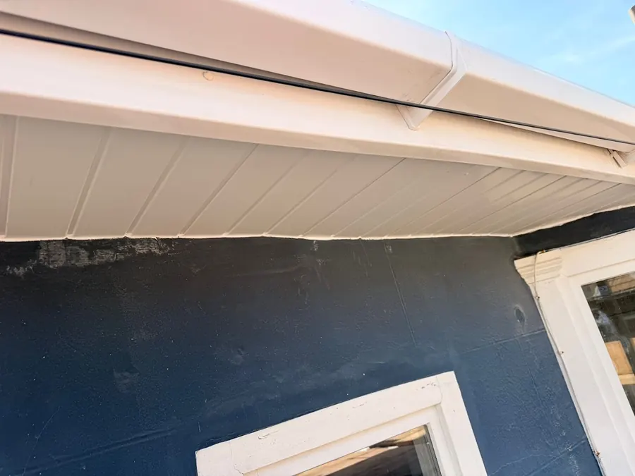 New soffit fitted under the eaves, FR Roofing Solutions