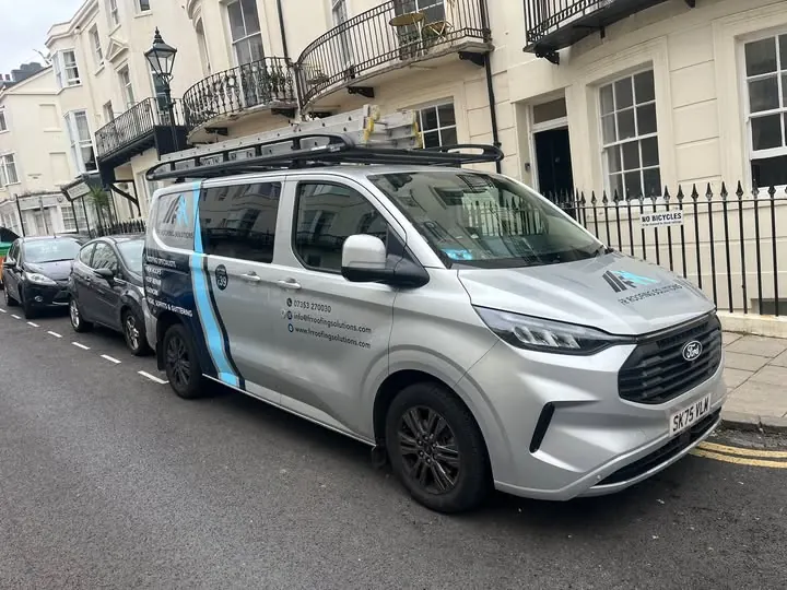 The new FR Roofing Solutions van, FR Roofing Solutions